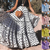 Polka Dot Multi-Layered Loose Skirts