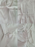 Drawstring Button Shirt Midi Dresses