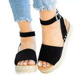 Antiskid Wedge Heel Suede Shoes For Women