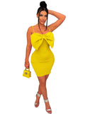 Spaghetti Strap Off Shoulder Sleeveless Bodycon Mini Dresses