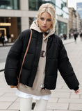 Casual Short Loose Cotton-padded Down Jacket