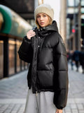 Collar Short Warm Cotton-padded Jacket Coat