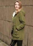 Lamb Wool Cotton-padded Hat Cotton-padded Jacket