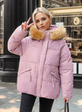 Short cotton-padded Down Jacket Coat