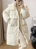 Slim-fit Long Silm Waist Down Jacket