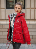 Wash-free Glossy Cotton-padded Jacket Coat