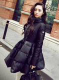 Winter Down Jackets Warm Long Slim Coat