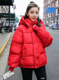 Women Coat Loose Cotton-padded Short Jackets