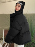 Winter Jacket Women Stand Collar Solid Female Down Coat