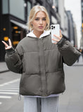 Casual Short Loose Cotton-padded Down Jacket