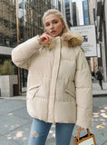 Short cotton-padded Down Jacket Coat