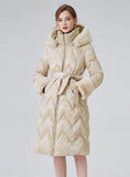 Winter Thickened Long Ladies' Hats Down Jacket