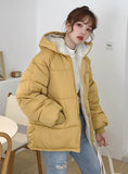 Full Zipper Solid Fashion Cotton Cotton-padded Jacket