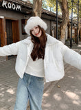 Corduroy Cotton-padded Padded Jacket