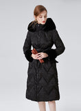 Winter Thickened Long Ladies' Hats Down Jacket