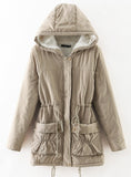 Lamb Wool Cotton-padded Hat Cotton-padded Jacket