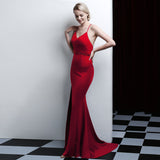 Trailing Sexy Slim Evening Dress