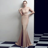 Trailing Sexy Slim Evening Dress