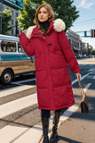 Long Cotton-padded Loose Down Jacket