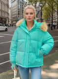 Big Collar Down Slim Cotton-padded Jacket