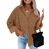 Loose Casual Corduroy Shirt