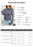 Slim Fit Solid Color Slant Neck Pullover