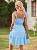One-Shoulder Ruffled Mini Dresses