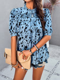 Printed Short-Sleeved Top