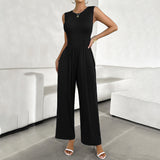 Slim-Fit Sleeveless Jumpsuits