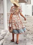 Bohemian Print A-Line Skirts