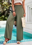 Casual Solid Color Loose Trousers