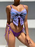 Quick Dry Swimsuit Butterfly Bikini Sets