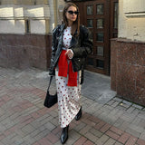 Printed Bell Sleeve Dress