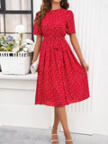 Polka Dot Print Dresses