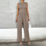 Slim-Fit Sleeveless Jumpsuits