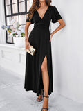 Temperament Slim V-Neck Dresses