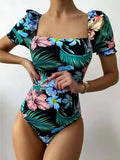 Sexy Printed One-Piece Swimsuit