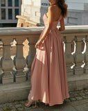 Off-Shoulder High-Waisted Long Irregular Dress