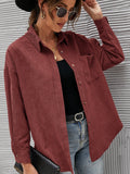 Loose Casual Corduroy Shirt