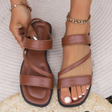 Lace-Up Chunky Slippers Sandals