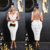 V-Neck Sexy Backless Maxi Dress