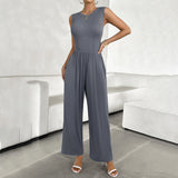 Slim-Fit Sleeveless Jumpsuits