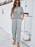 Casual Solid Color Woolen Trousers Suits