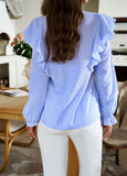 Long Sleeve Ruffle Shirts