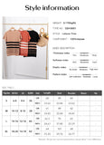 Temperament Slim-Fit Striped Sweater Tops