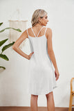 Round Neck Suspender Loose Sleeveless Dresses