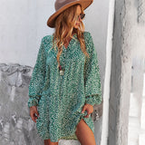 Long Sleeved Casual Holiday Loose Dresses