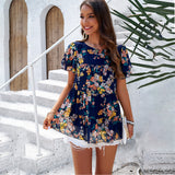 Printed Short-Sleeved Top