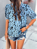 Printed Short-Sleeved Top