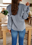 Long Sleeve Ruffle Shirts